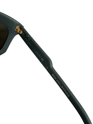 Stella McCartney Gray Square Frame Mirrored Lens Sunglasses Gold Trim Women's thumbnail 6