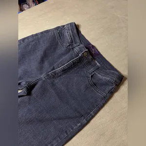 NYDJ Not Your Daughter's Jeans Dark Wash Raw Fray Hem Flare Jeans petite Sz 10P thumbnail 9