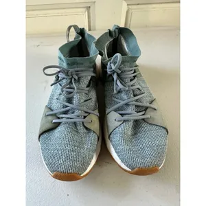 Adidas Women's Cloudfoam Neo Quesa Raw Green Athletic Running Shoes 7.5 thumbnail 2