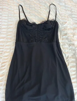 Urban Outfitters Dress Mini Black Bodycon thumbnail 1