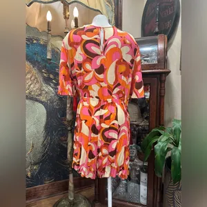 Ava & Viv Multicolor Tropical Tie Wrap Romper thumbnail 3