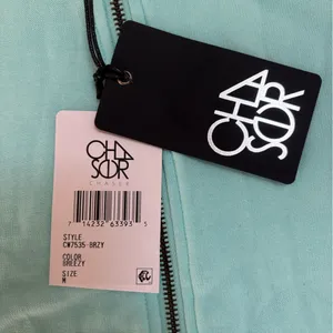 Chaser Zip-Up Hoodie Color Breezy Size Medium‎ NWT thumbnail 3