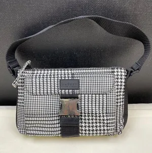 Lauren Ralph Lauren Women's Houndstooth Shoulder Bag Hand Bag SKU 6136 thumbnail 1