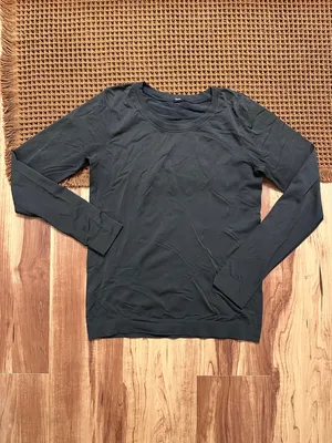LULULEMON Swiftly Tech Long Sleeve Breeze Relaxed Fit Black Second Release M thumbnail 7