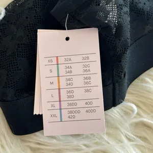 Auden Lace Lightly Lined Scoop Neck Bralette Black Size Medium thumbnail 9
