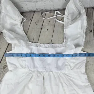 Lulus Marvelous Time White Ruffled Mini Dress XL NWT Coquette Fairycore Babydoll thumbnail 9