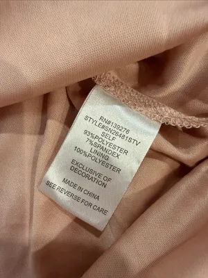 Les Serin Sleeveless Mock Neck Velvet Top - Blush Size Medium NWT - C67-101 thumbnail 7