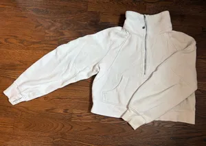 Light blue Lululemon Scuba Hoodie Half-Zip thumbnail 1