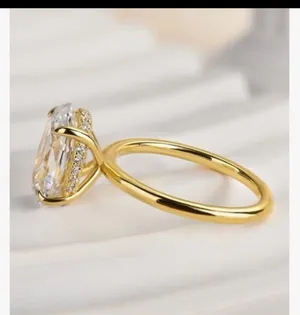 Engagement ring for travel Gold Size 7.5 thumbnail 3