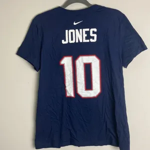 Nike Team Patriots Football Mac Jones T-Shirt Women's Size Large New With Tag thumbnail 3