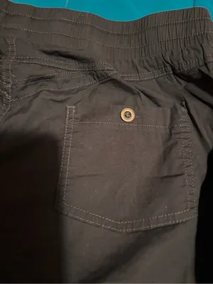 Palm Rio Womens Olive Green Cargo Pants Large Utility Hiking Roll Up Cuffs thumbnail 5
