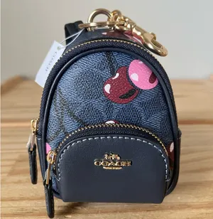 Coach Mini Court Backpack Bag Charm thumbnail 1