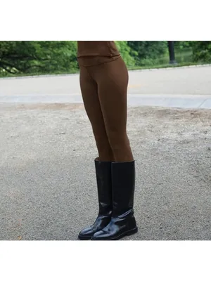 Alo Airlift Winter Warm High-Waist Leggings Espresso Hi-Rise Brushed Fleece Pant thumbnail 7