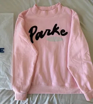 PARKE Miami Mockneck Sweatshirt Pink L/XL (With Original Bag) thumbnail 1