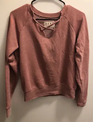 Aeropostale Pink Sweatshirt thumbnail 1
