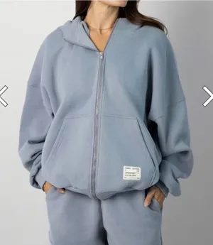 Comfrt Affirmation Collection Vol 9 Oversized Full Zip Hoodie Blue Large thumbnail 1