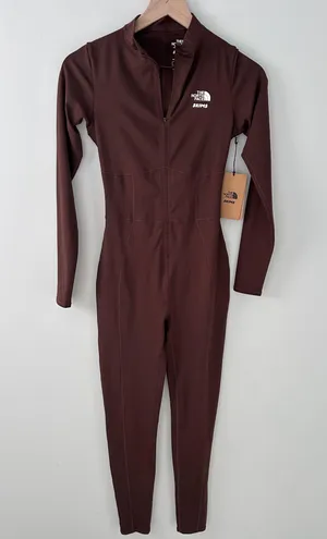 The Northface x Skims Refina Bodysuit in Cocoa Size Small NWT Authentic thumbnail 4
