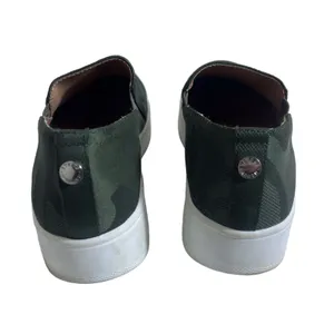 Steve Madden Zayna Camo Slip On Sneakers Green Platform Casual Shoes Size 7 thumbnail 3