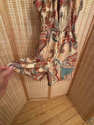 Cupshe Paisley Halter hankerchief mini dress thumbnail 8