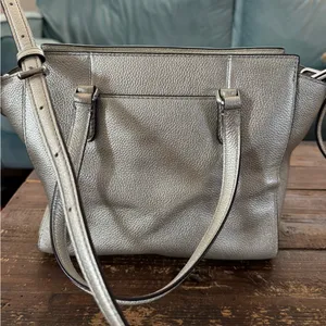 2 piece! Kate Spade Metallic Jackson Leather Medium Satchel Crossbody AND Wallet thumbnail 6