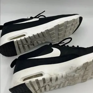 Nike women’s air max Thea black mesh running sneaker performance athletic size10 thumbnail 6