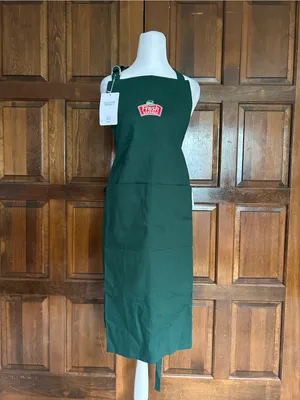 Williams Sonoma Dark Green Apron Fresh Express Logo Custom Corporate Promo NWT thumbnail 2