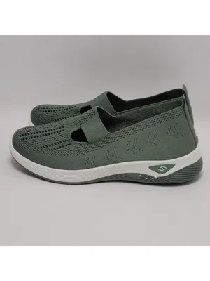 Women's Breathable Mesh Slip On Sneakers Comfortable Lightweight Walking Shoes thumbnail 2