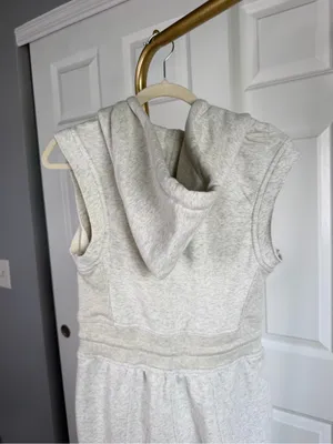 Free People Movement Jumpsuit Size XS Gray Hooded Wide Leg NWOT thumbnail 11