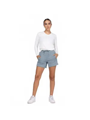 Allwear Organic Cotton Sweat Shorts 2.0 Mist Blue Women's Size XS thumbnail 2