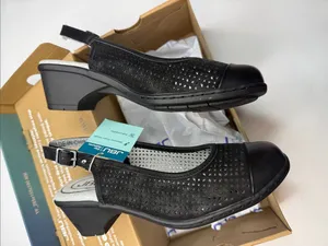JBU Women's Mara Slingbacks Black Dress Pumps Size 6 thumbnail 6