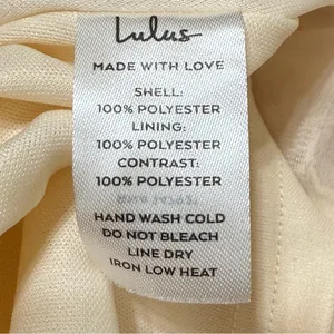 Lulus Might Be Magic Ivory Clip Dot Lace Long Sleeve Ruffle Mini Dress Small NWT thumbnail 10
