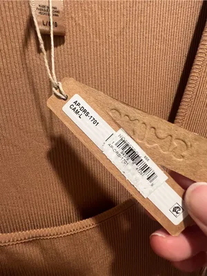 NWT SKIMS Soft Lounge Scoop Neck Maxi Dress - Camel thumbnail 12