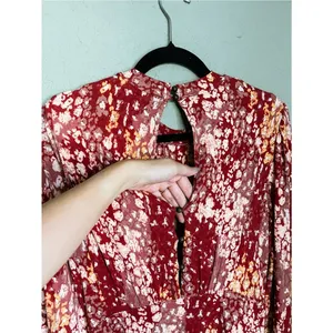 Free People Heartbeats Mini Dress Size S Red thumbnail 7