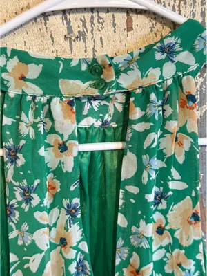 NWT Sienna Sky Green Floral Halter Neck Dress size Medium thumbnail 6