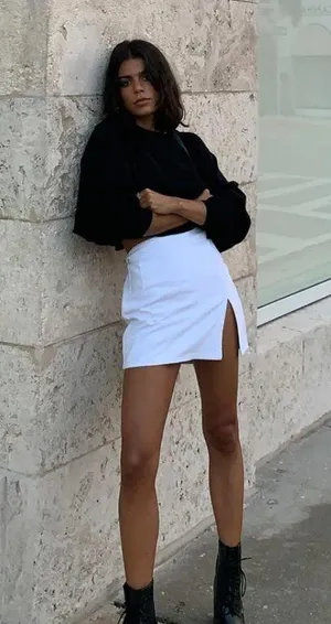 Princess Polly Lola Slit Mini Skirt thumbnail 1