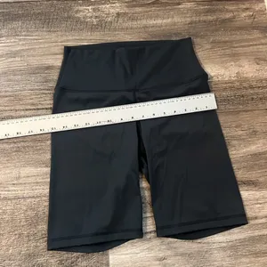 CRZ YOGA Butterluxe Womens Biker Shorts High Waisted Workout Shorts GRAY #131 thumbnail 4
