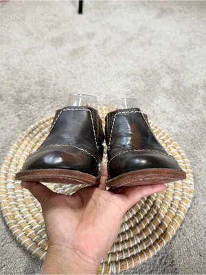 Bed|Stu Women’s Cobbler Series Slip On Shoes Leather in Dark Brown 8 thumbnail 8