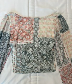 Altar'd State Cropped Shirt thumbnail 3