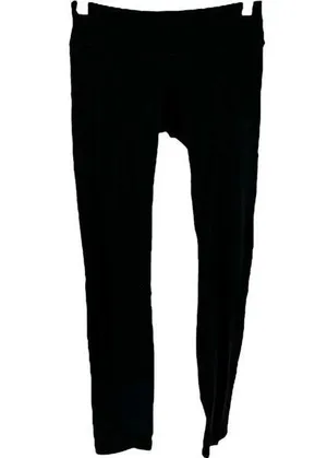 Splits59 Leggings Athletic Logo Pull On Stretch Skinny Fit Black Small thumbnail 1
