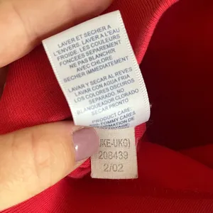 Tommy Girl Jeans Vintage 2002‎ Y2K Hot Pink Terrycloth Tie Waist Pants Sz Large thumbnail 7