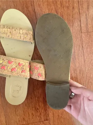 Jack Rogers Adair Pink Embellished Double-Strap Slide Sandals Size 8 thumbnail 3