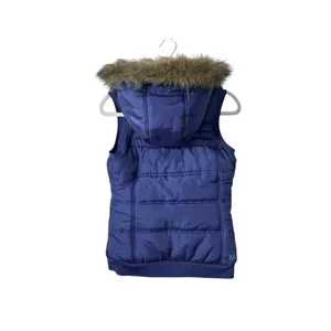 Burton DryRide Fur Trim Snowboard Puffer Vest Purple Small Y2K thumbnail 9