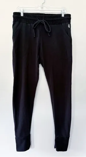 FP Movement Free People Sunny Skinny Sweatpants Black Medium thumbnail 1