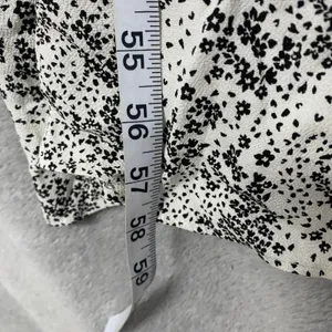 Madewell Dress Size 14 Harper Floral Ivory Puff Sleeve V Neck Midi Floral NU576 thumbnail 11