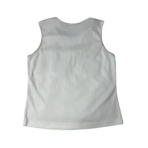 Allison Daley Ivory Ribbed Tunic Top M Petite Minimalist Coastal Grandma thumbnail 5