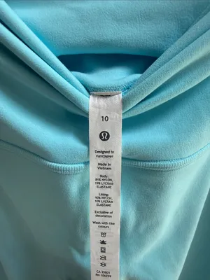 lululemon athletica Girls' Aqua Leggings thumbnail 3