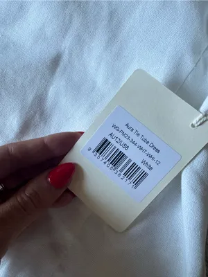 Peppermayo Aura White Strapless Side-Tie Mini Dress thumbnail 5