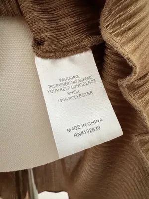 Song Of Style Pluto Dress Size Small Brown Satin Twist Ribbed Mini Romantic Chic thumbnail 8