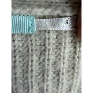 Kimchi Blue Women Cardigan Oatmeal Chunky Shaker Knit Cropped Button Front S thumbnail 4