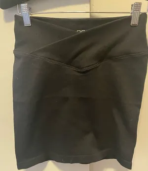 OQQ Stretch Rib‎ Crossover Waist Miniskirt Bundle of 2 thumbnail 1